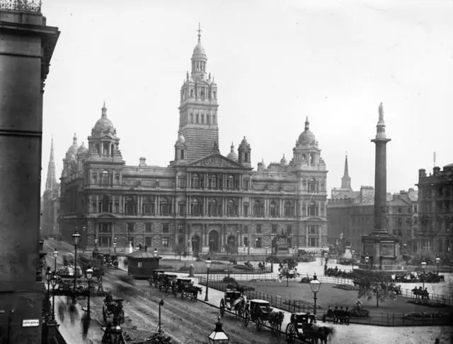 The centre of Glasgow a hundred years ago