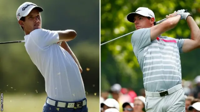 Steven Fox and Rory McIlroy