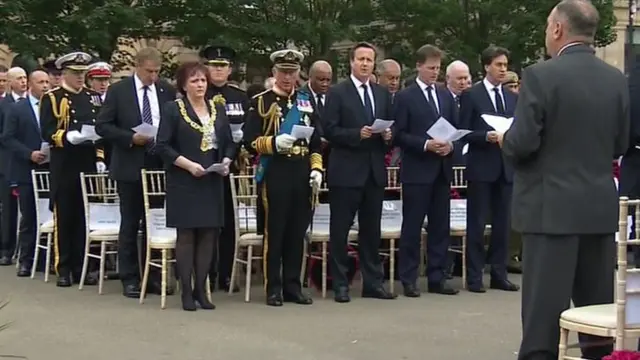 Ceremony in Glasgow