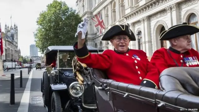 Chelsea Pensioners in London