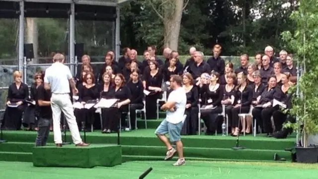 Choir at St Symphorien