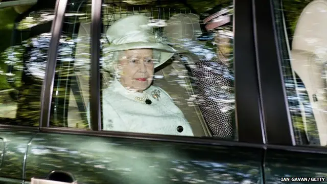 The Queen attends a service of commemoration at Crathie Kirk Church