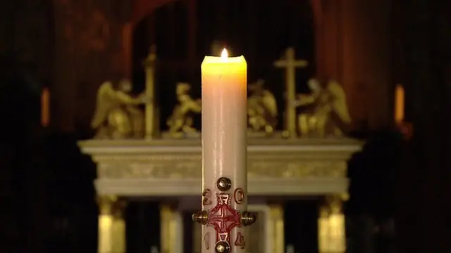 Candle at Westminster Abbey