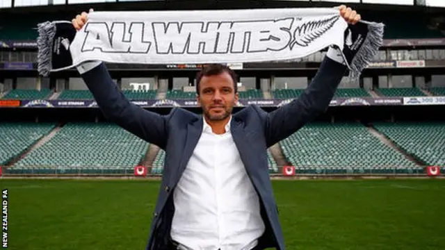 New Zealand coach Anthony Hudson