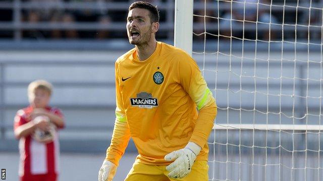 Celtic goalkeeper Craig Gordon