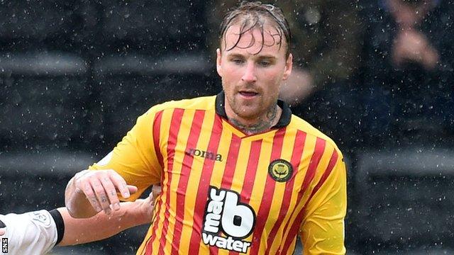 Partick Thistle's Ryan Stevenson