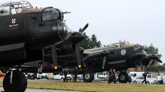 Two Lancasters