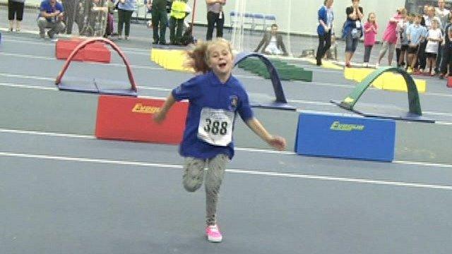 Charlie at the Transplant Games