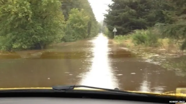 Flooding near Dallas