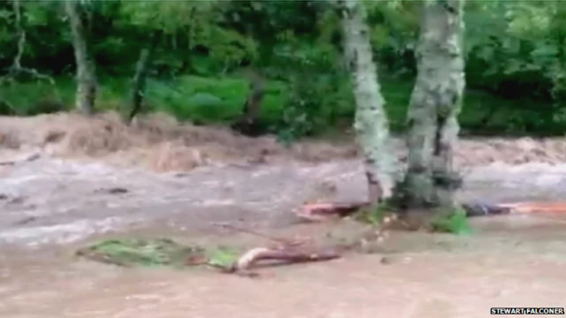 Flooding in Kingussie