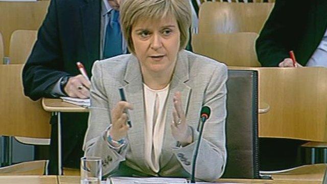 Deputy First Minister Nicola Sturgeon