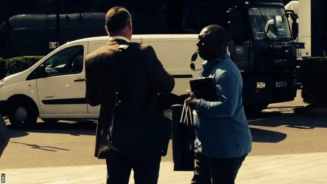 Garth Crooks and Leicester manager Nigel Pearson