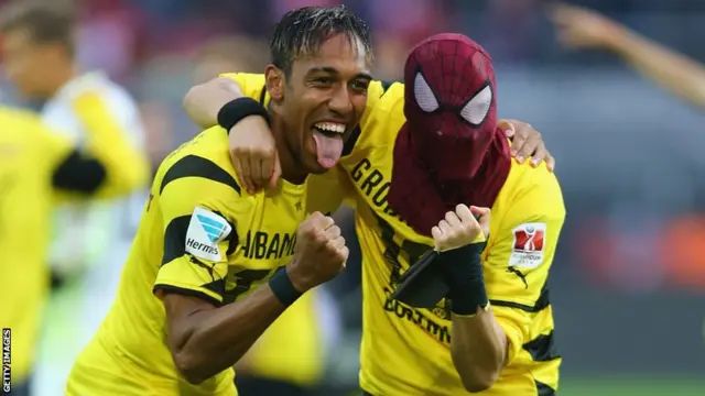 The Borussia Dortmund striker headed in his side's second goal in Wednesday's German Supercup win against Bayern Munich...