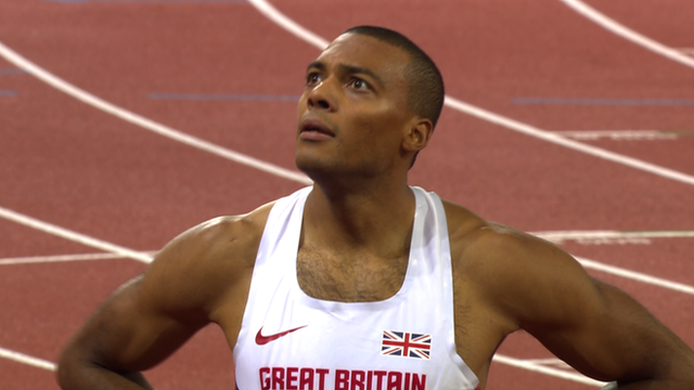 Britain's Will Sharman takes silver in 110m hurdles