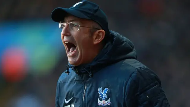 Crystal Palace manager Tony Pulis