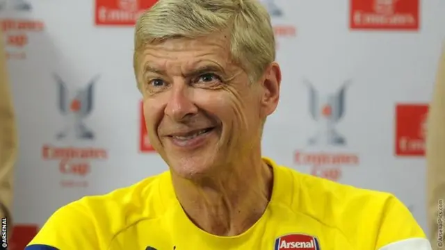 Arsenal manager Arsene Wenger