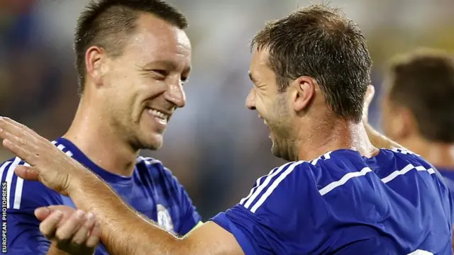 John Terry and Branislav Ivanovic