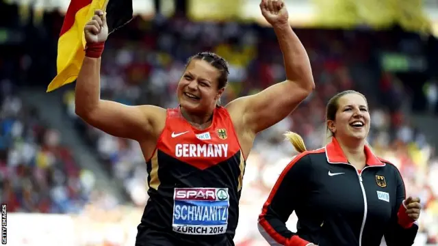 Germany's Christina Schwanitz