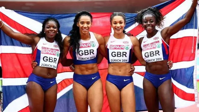 Asha Philip, Ashleigh Nelson, Jodie Williams and Desiree Henry