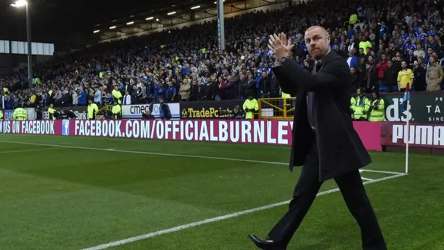 Burnley manager Sean Dyche