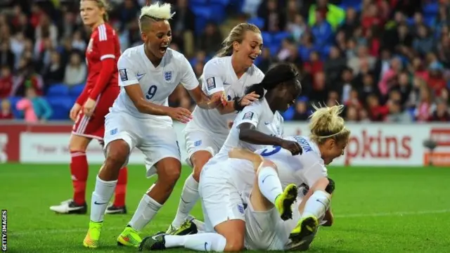 England celebrate