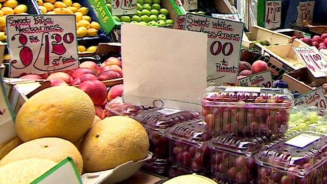 fruit & vegetable stall