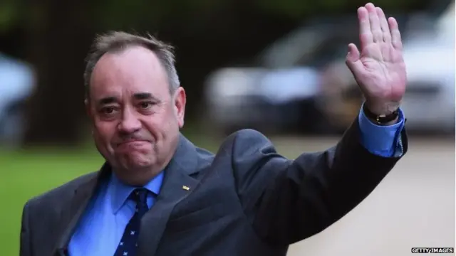 Salmond arrives