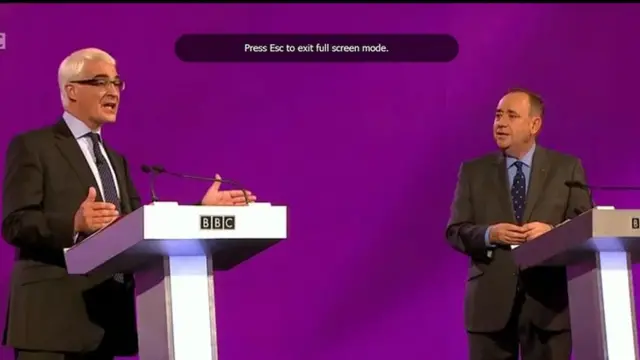 Salmond and Darling debate