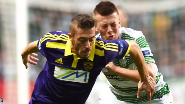 Agim Ibraimi and Callum McGregor