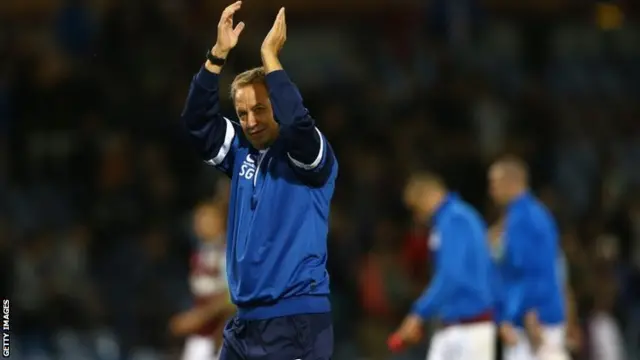 Sheffield Wednesday manager Stuart Gray walks off the pitch at the final