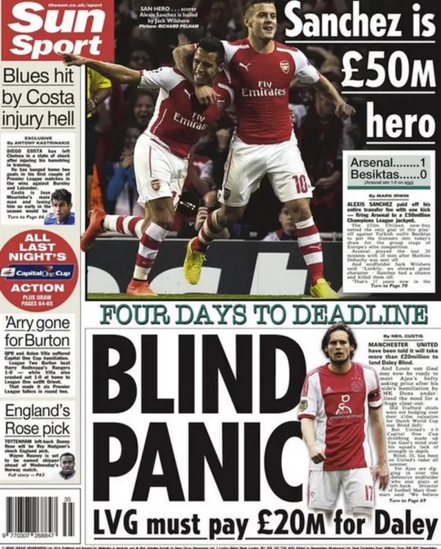 Sun back page