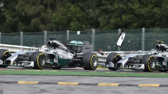 Hamilton and Rosberg