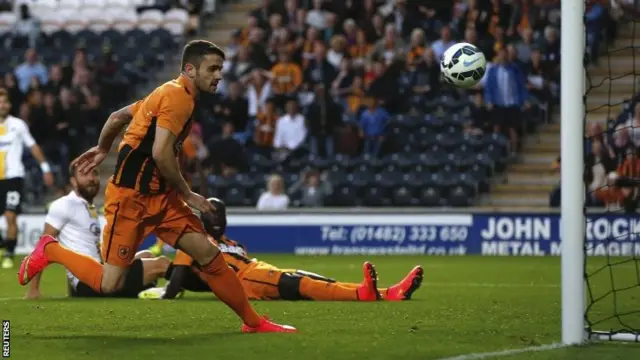 Hull take the lead at the KC Stadium