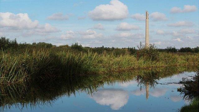 National Lift Tower viewed from Grand Union Canal