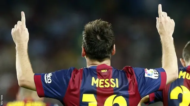 Barcelona forward Lionel Messi