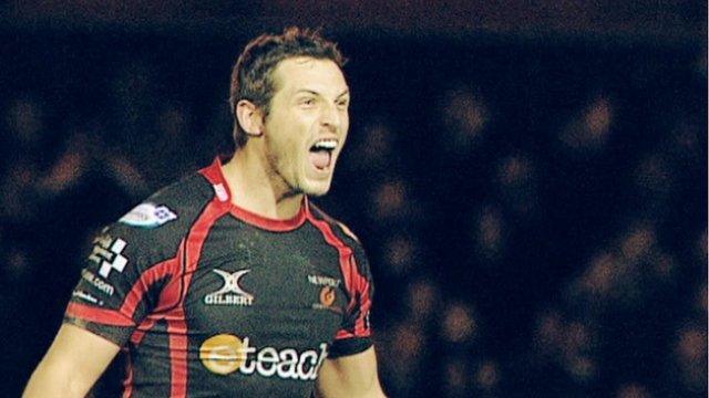 Jason Tovey of Newport Gwent Dragons