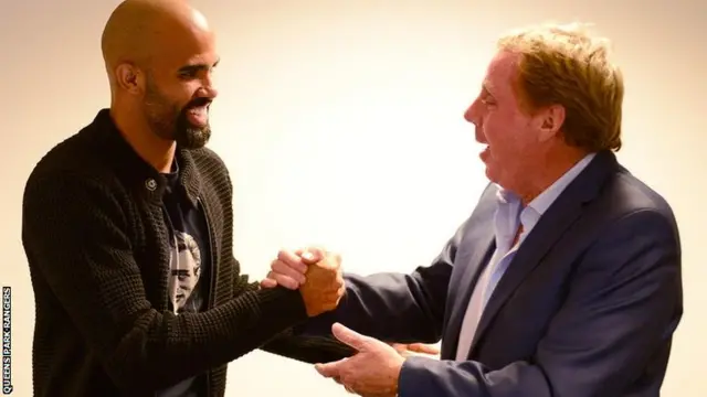 Sandro with new manager Harry Redknapp