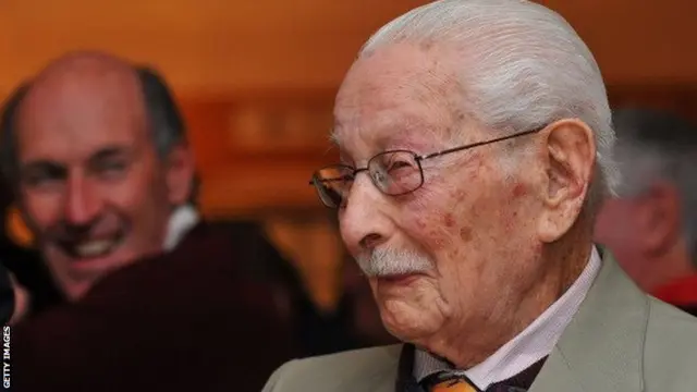 Norman Gordon, at his 100th birthday celebrations