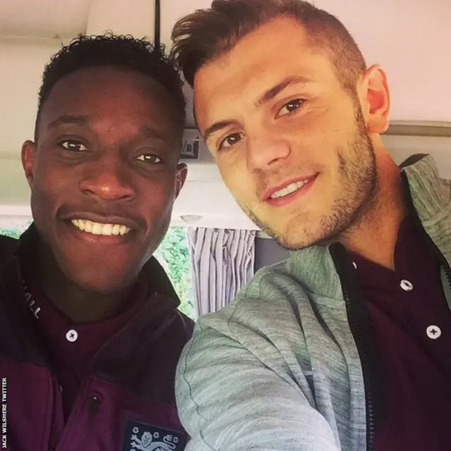 Danny Welbeck and Jack Wilshere