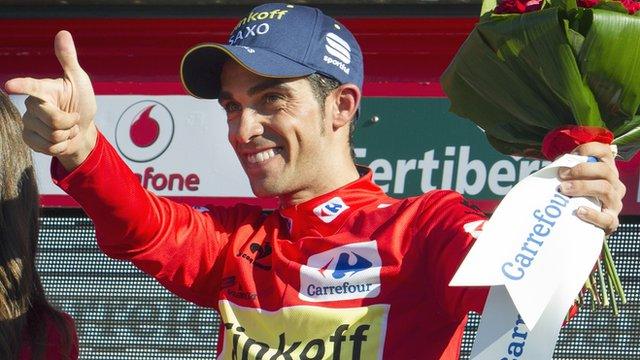 Alberto Contador, of Spain