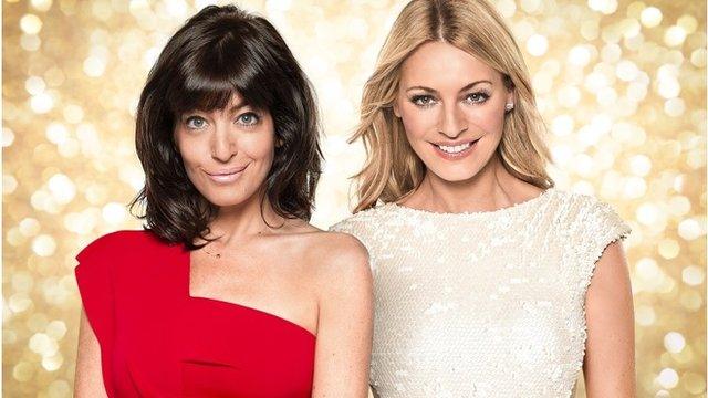 Claudia Winkleman and Tess Daly