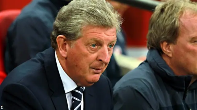 England manager Roy Hodgson watches an international friendly