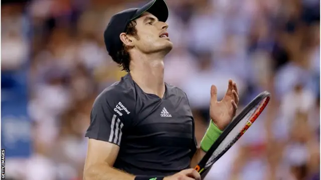 Andy Murray in the second set