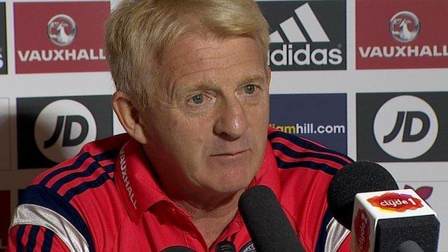 Scotland coach Gordon Strachan