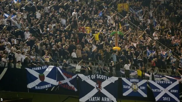 Scotland fans in Germany