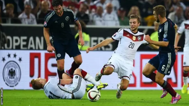 Marco Reus of Germany is injured