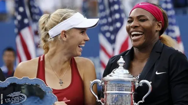 Caroline Wozniacki and Serena Williams