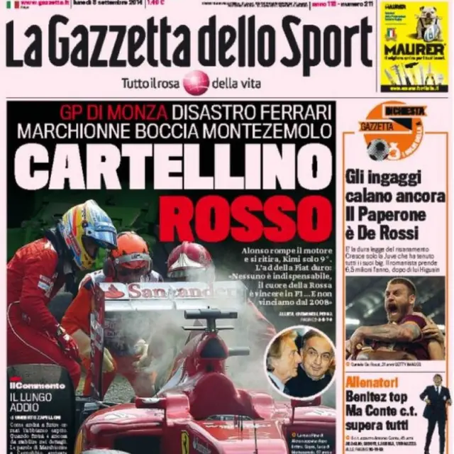 Gazetta back page 8 September
