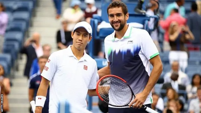 Kei Nishikori and Marin Cilic