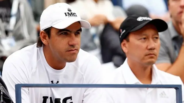 Coaches Dante Bottini and Michael Chang